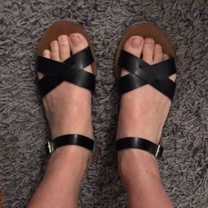 basically brand new sandals